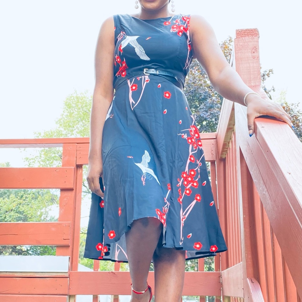 Multicolored flay dress for sale